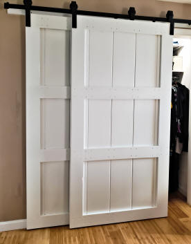 3 panel bypass barn doors